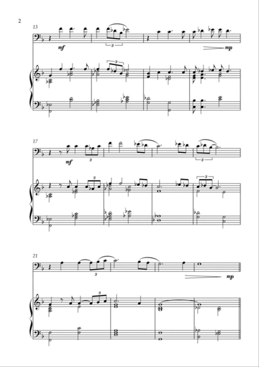 Lament Bassoon scores gallery preview page 2