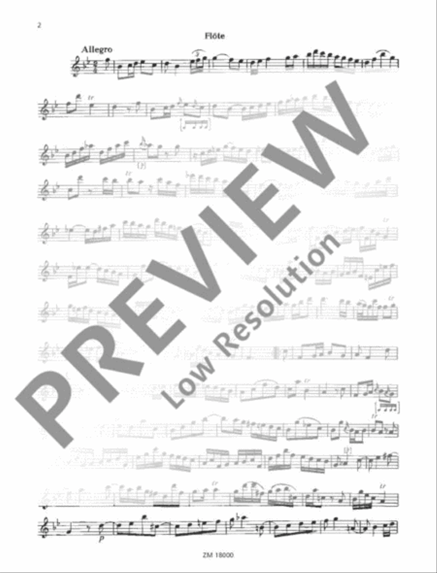 6 Sonatas Flute scores gallery preview page 3