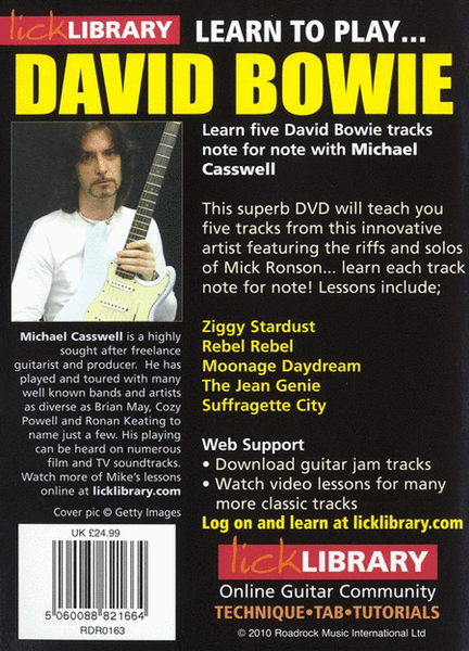 Learn To Play David Bowie