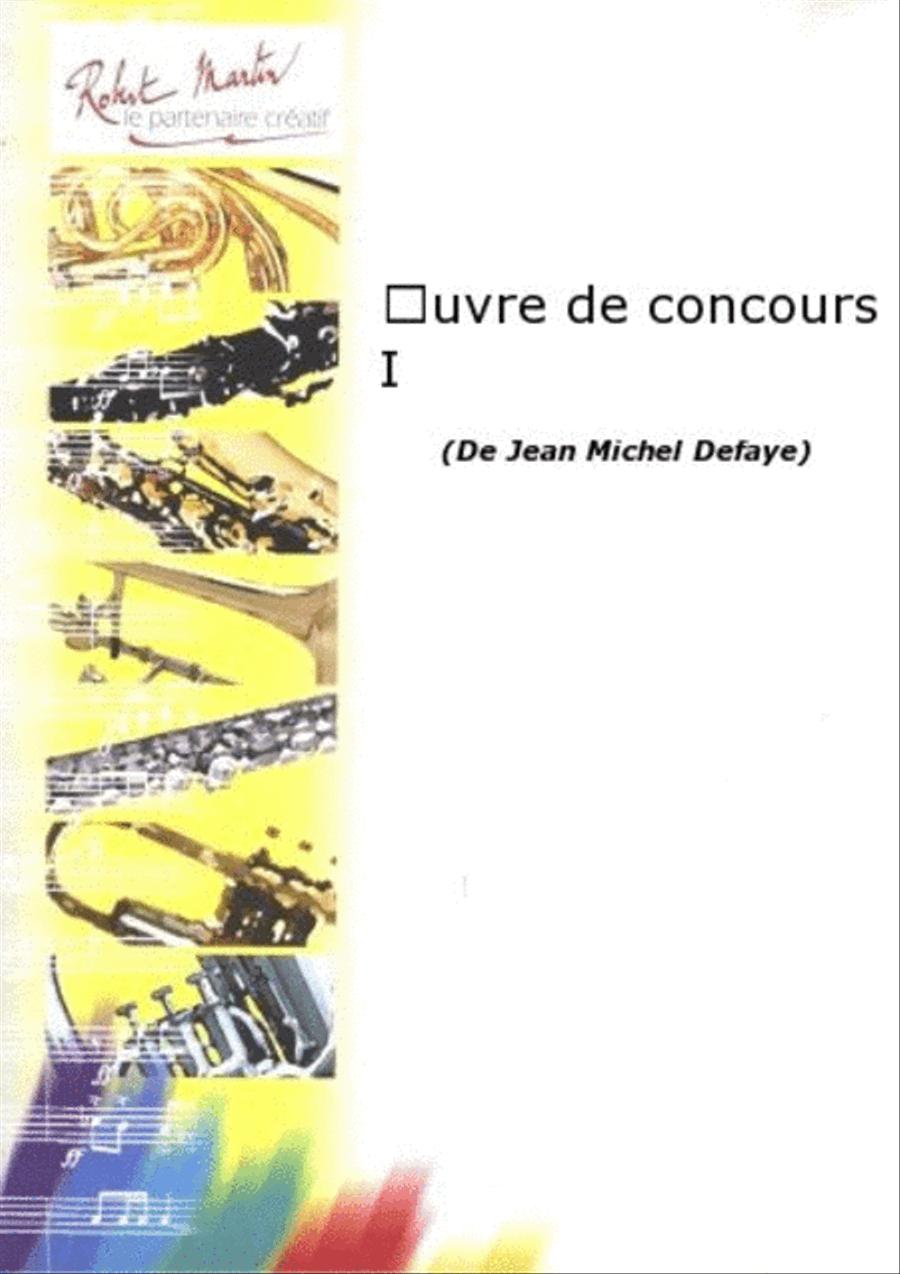 Œuvre de concours I Piano Accompaniment scores gallery preview page 1