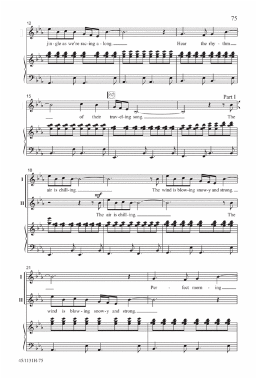 Singable Solutions for Winter Holidays 2-Part scores gallery preview page 75
