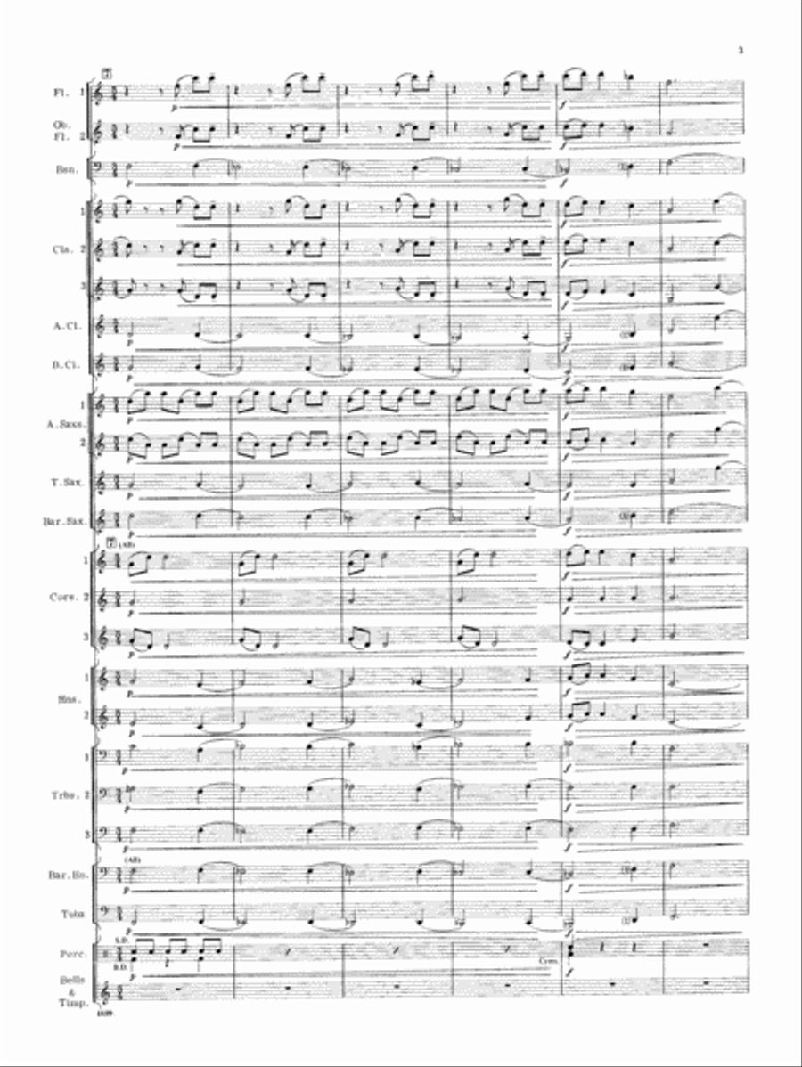 Blue Ridge Rhapsody: Score Concert Band scores gallery preview page 3