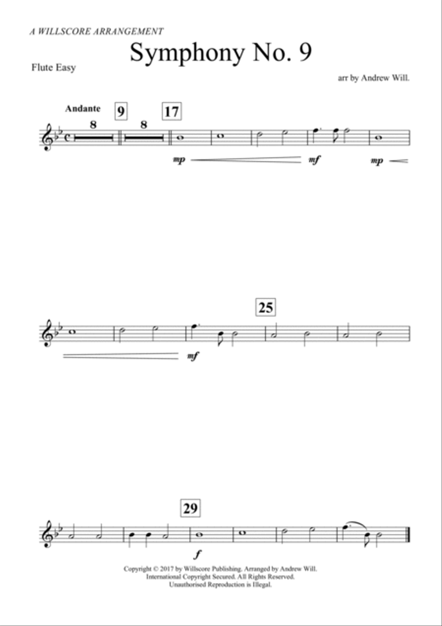 Symphony No.9 School and Community scores gallery preview page 6