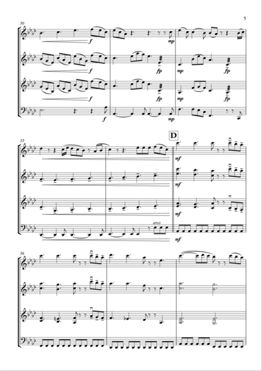 Perfect String Quartet scores gallery preview page 5