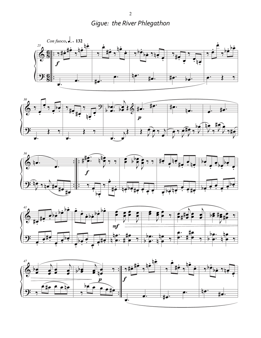 Five Rivers: Scenes from a Ballet Piano Solo scores gallery preview page 2