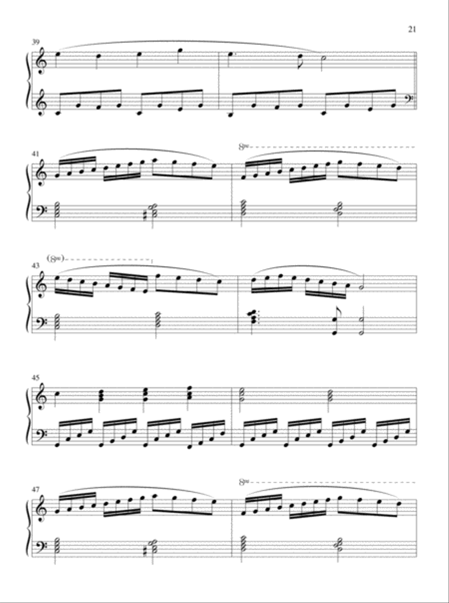 Christmas Carols and Classics Piano Solo scores gallery preview page 14