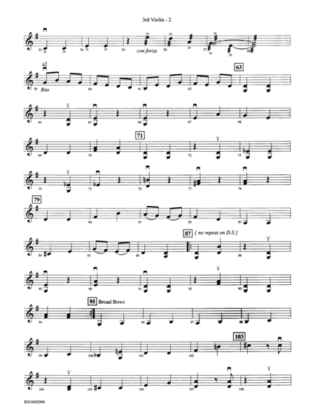 Russian Sleigh Ride: 3rd Violin (Viola [TC])