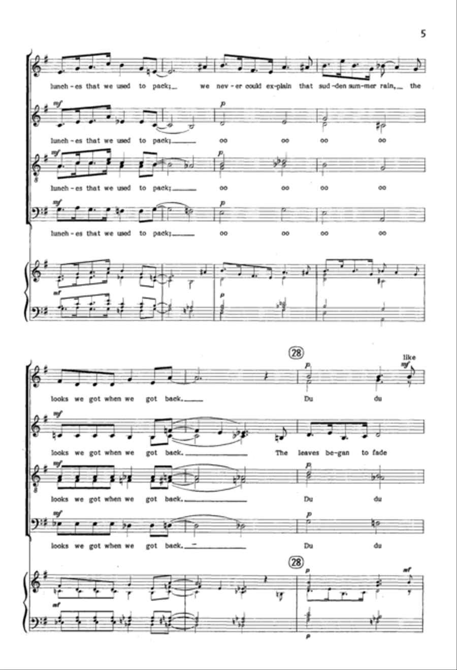Things We Did Last Summer 4-Part scores gallery preview page 4