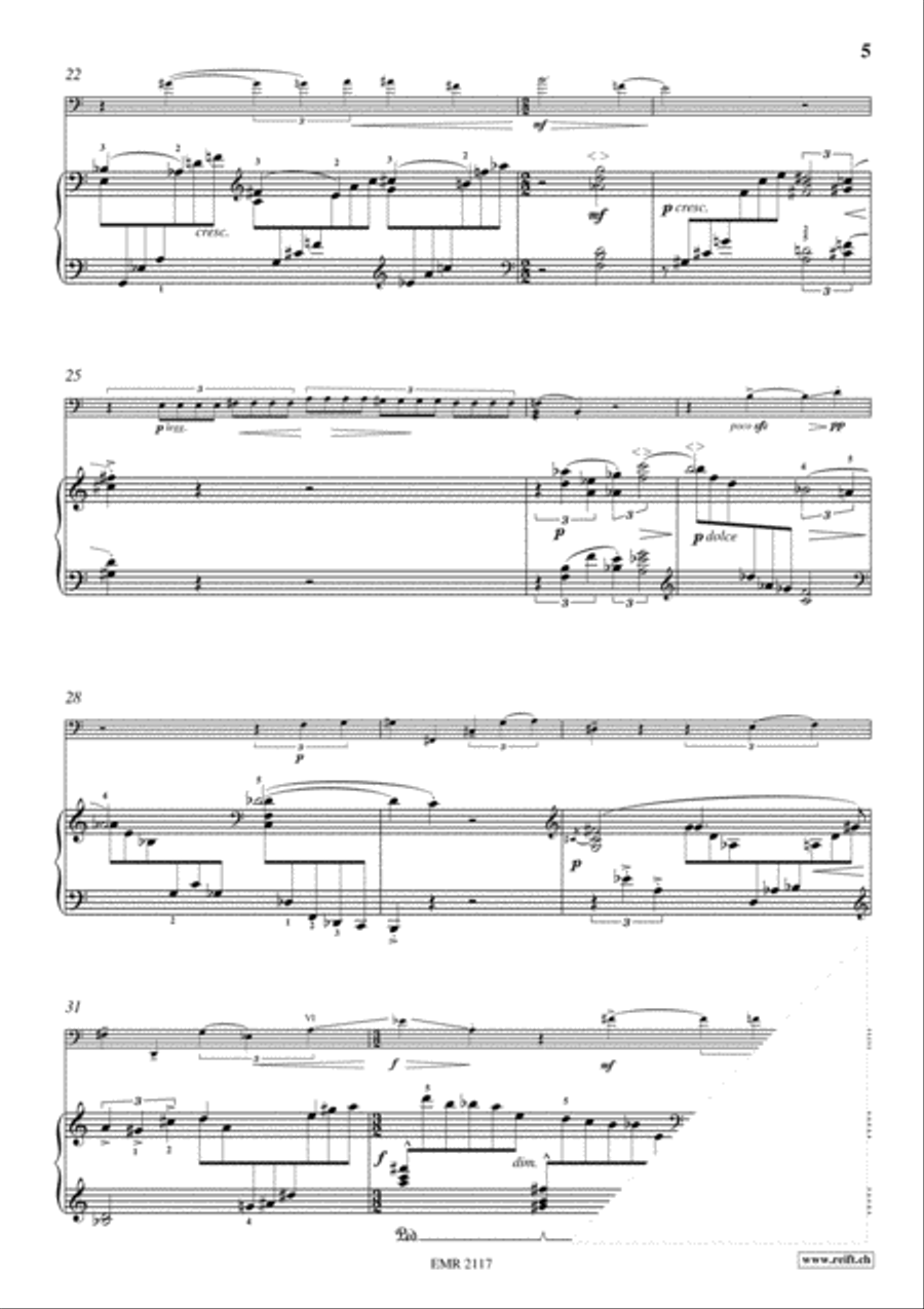 4 Lyrische Stucke Piano Accompaniment scores gallery preview page 6