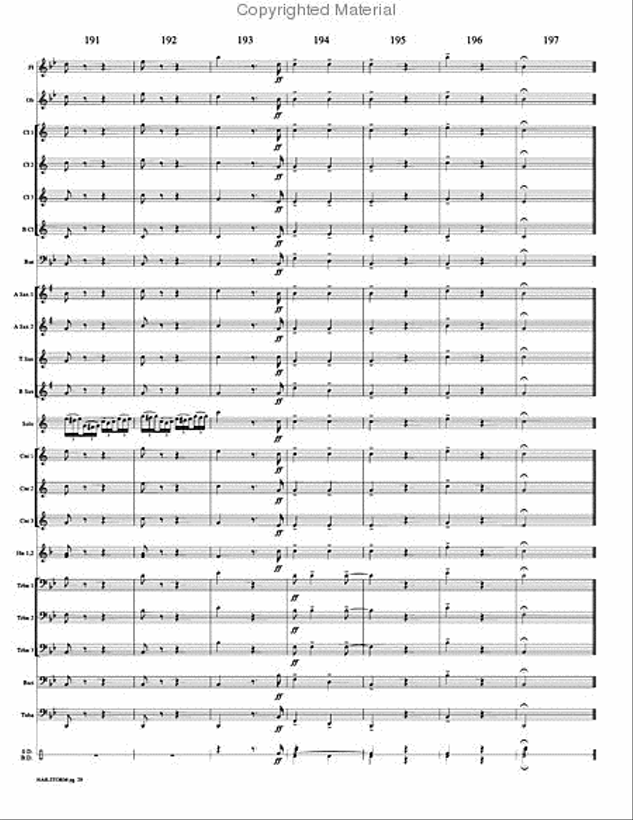 Hailstorm Hailstorm Concert Band scores gallery preview page 31