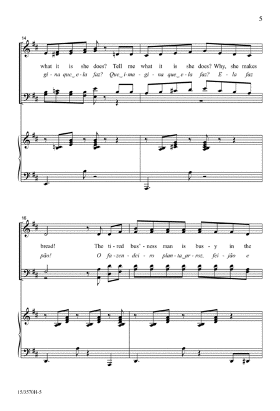 They All Dance the Samba 4-Part scores gallery preview page 4