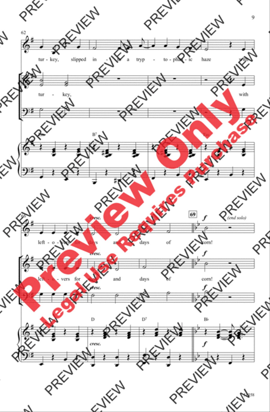 Corn 3-Part scores gallery preview page 9