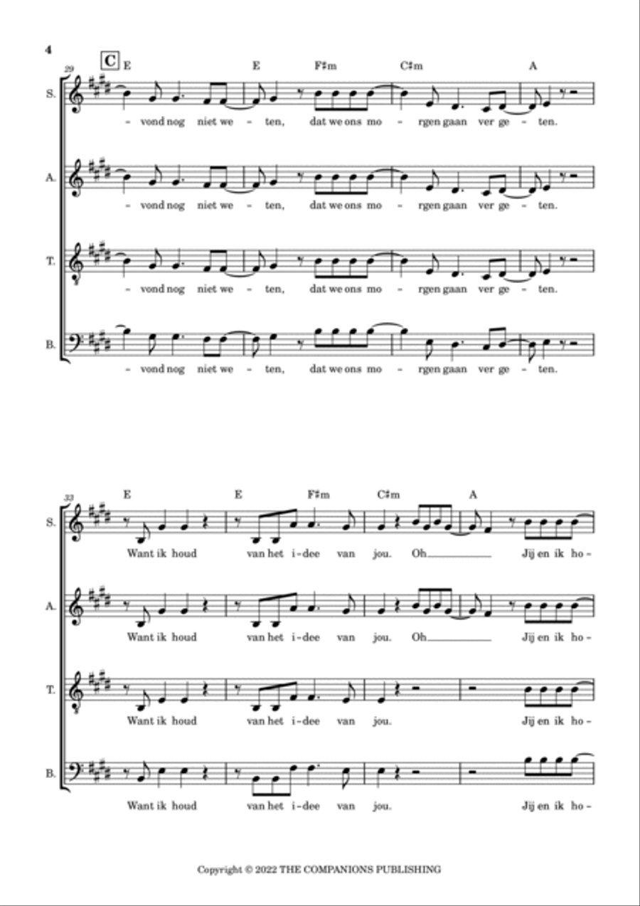 Wat Een Idee!? 4-Part scores gallery preview page 4