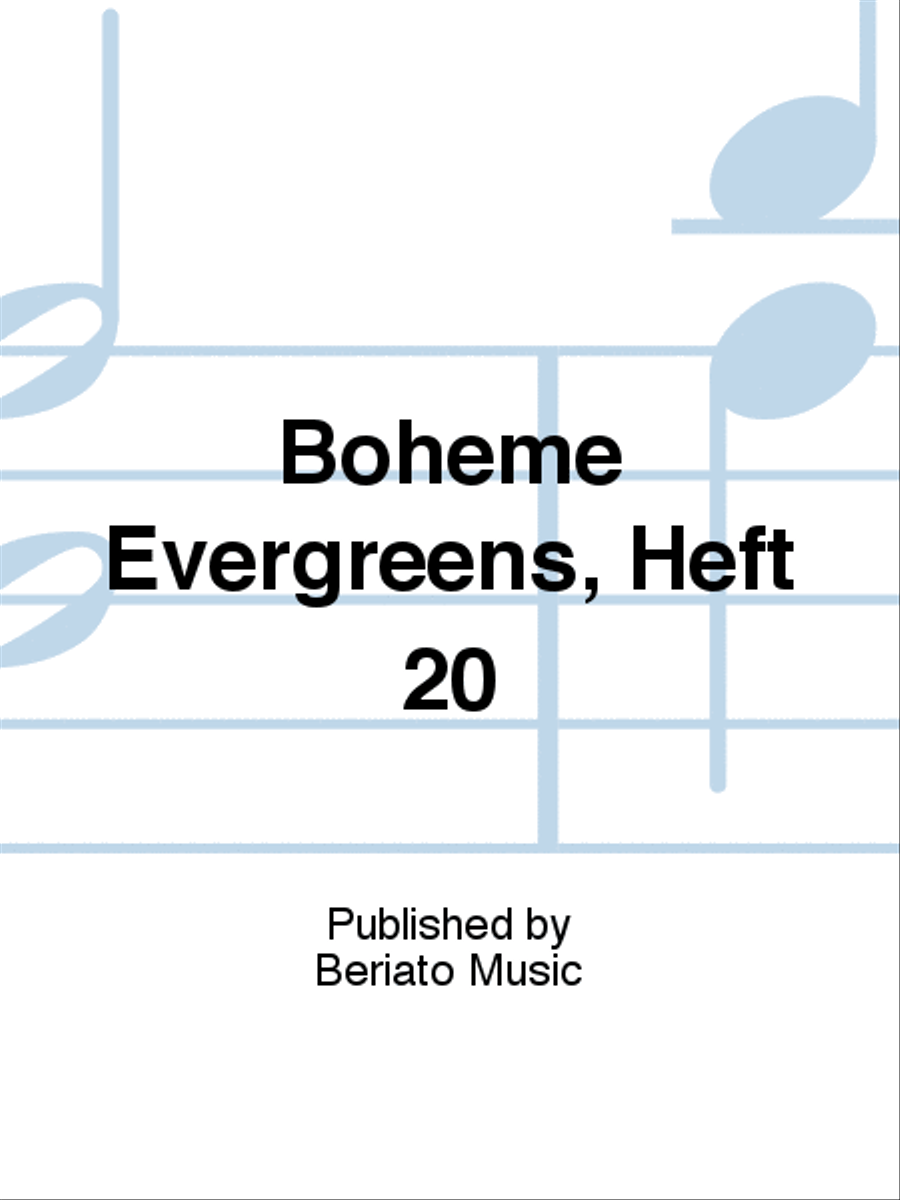 Bohème Evergreens, Heft 20 Voice Solo scores gallery preview page 1