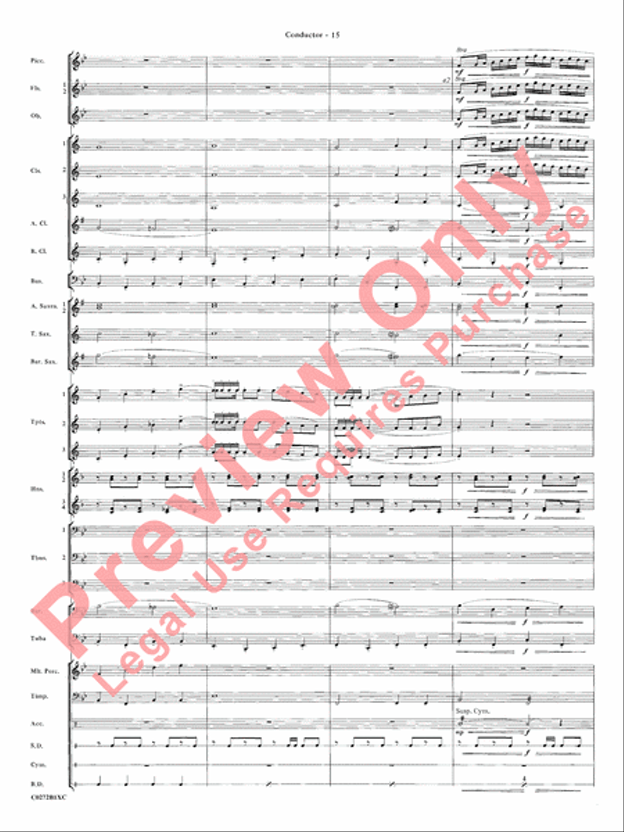 Leroy Anderson: A Legacy in Sound Concert Band scores gallery preview page 18
