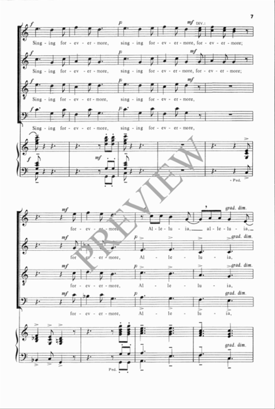 Come, Christians, Join to Sing 4-Part scores gallery preview page 8