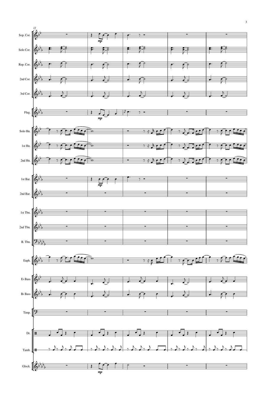 Thinking Out Loud Brass Band scores gallery preview page 4