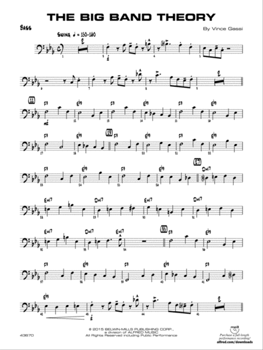 Jazz deals bass theory