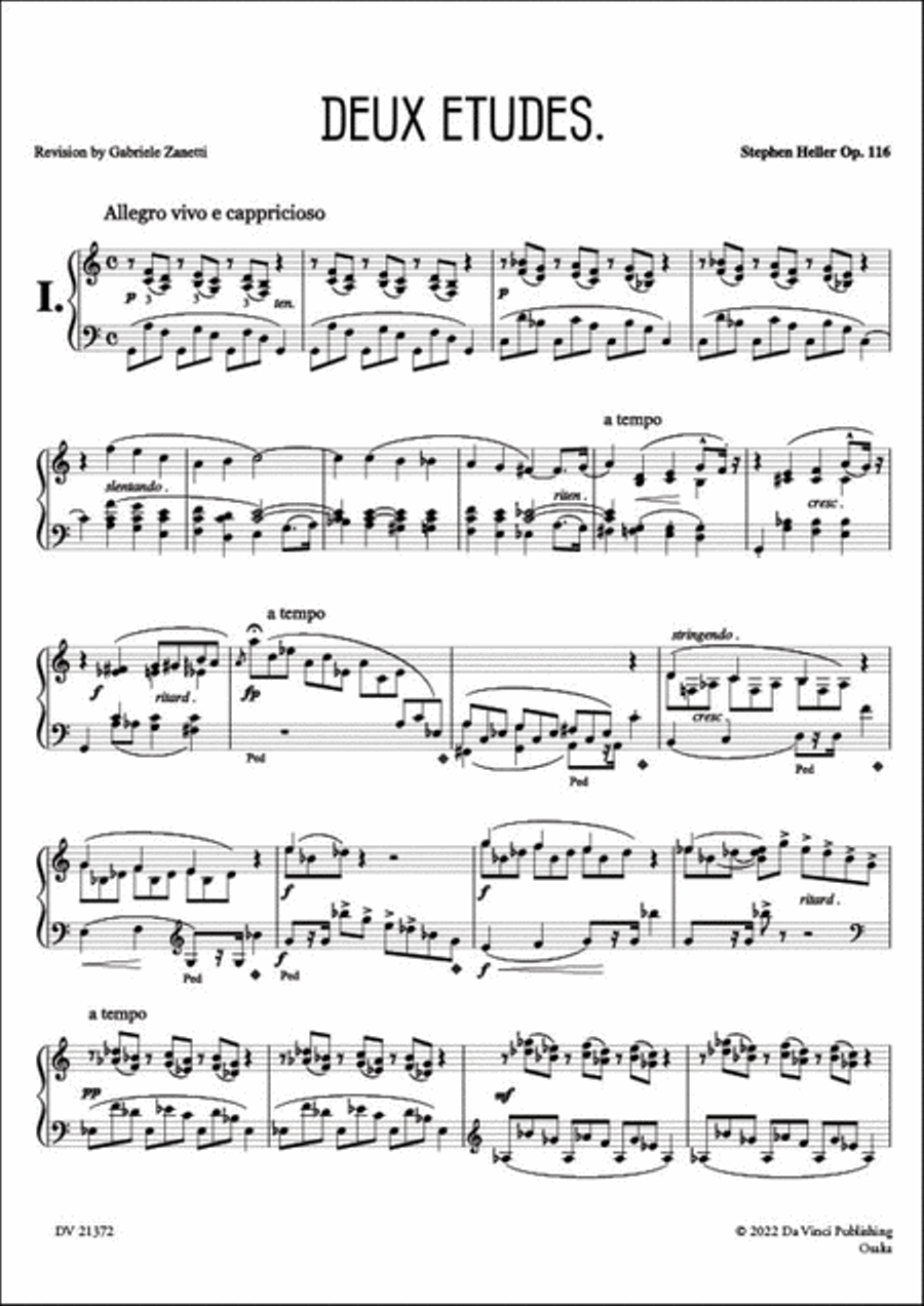 Deux Etudes Op.116, for Piano Piano Method scores gallery preview page 2