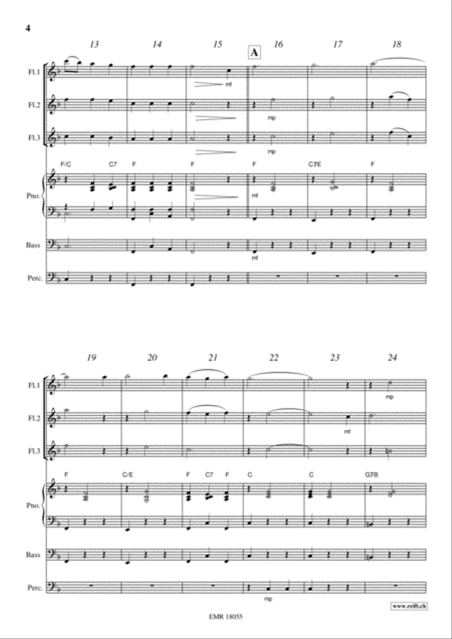 Plaisir d'Amour Flute scores gallery preview page 4