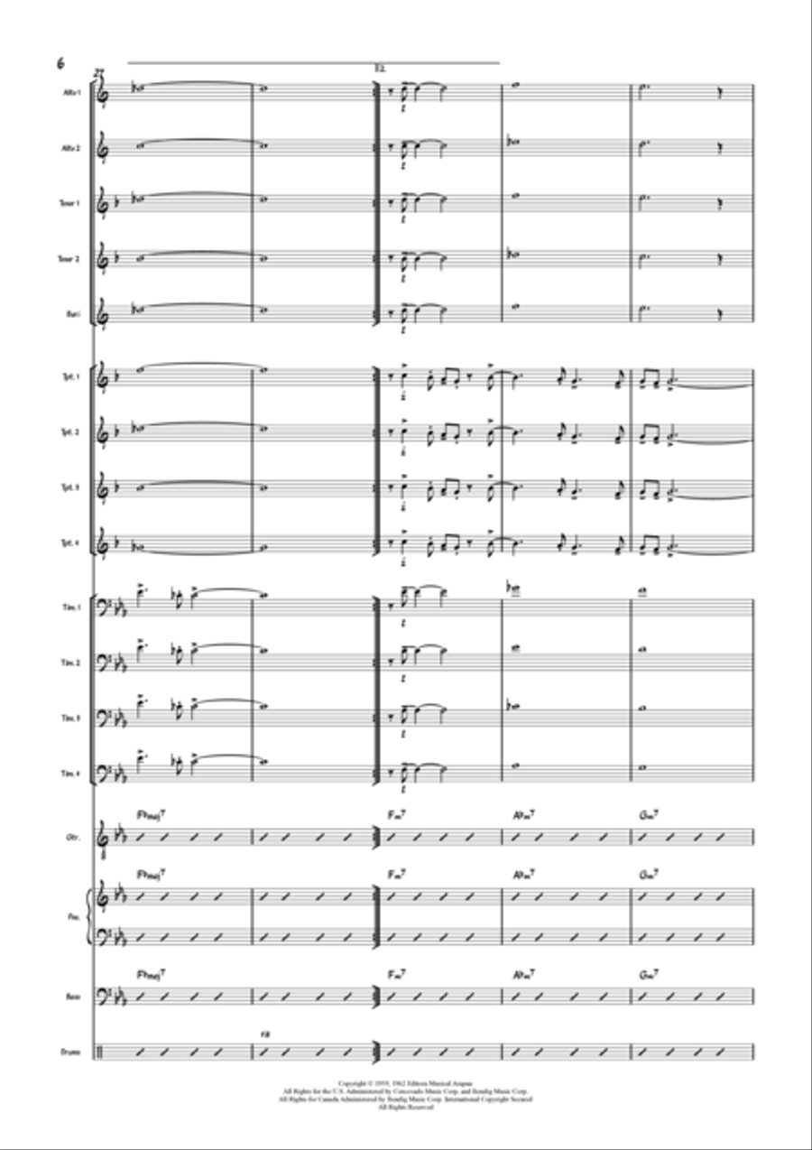 Desafinado Jazz Ensemble scores gallery preview page 6