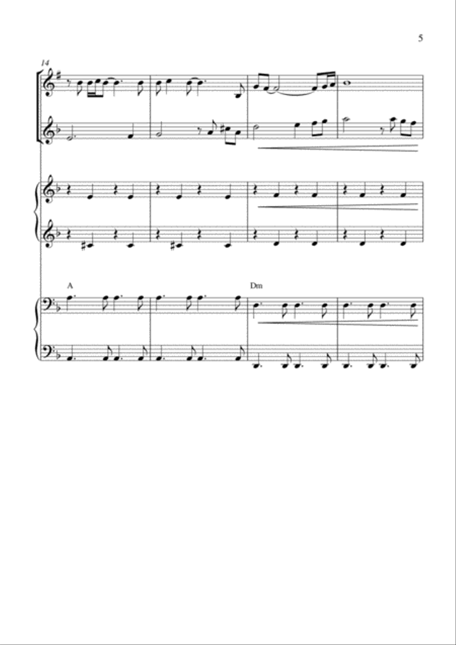 Friends Never Say Goodbye from THE ROAD TO EL DORADO Small Ensemble scores gallery preview page 5