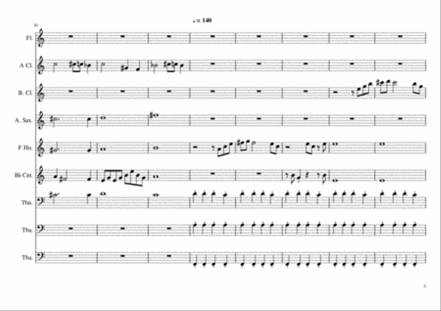 Promenade Concert Band scores gallery preview page 5