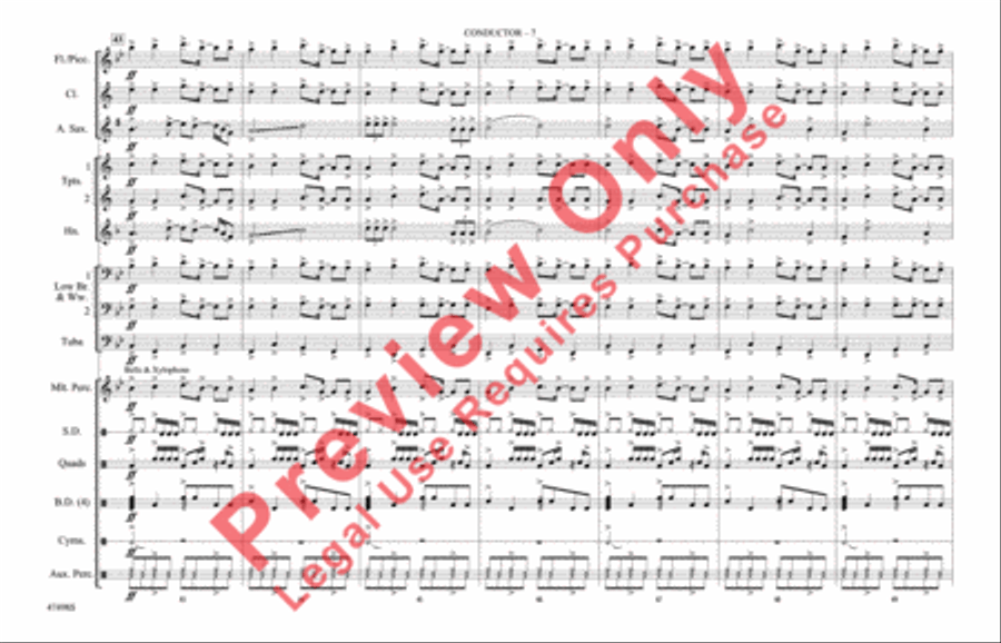 Girls Like You Marching Band scores gallery preview page 8