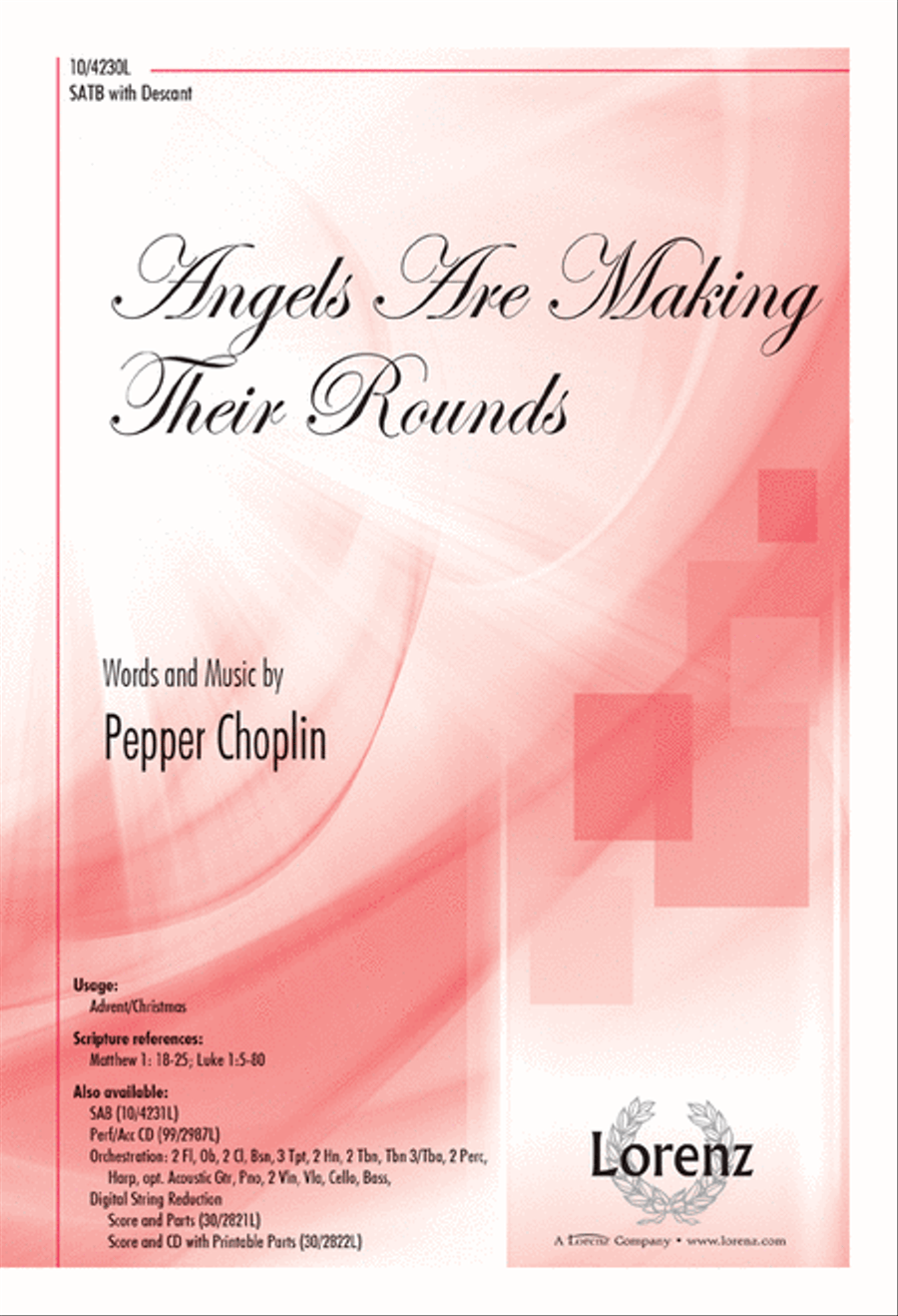 Angels Are Making Their Rounds 4-Part scores gallery preview page 1