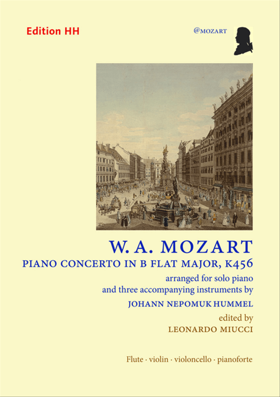 Piano concerto in B-flat major Flute scores gallery preview page 1