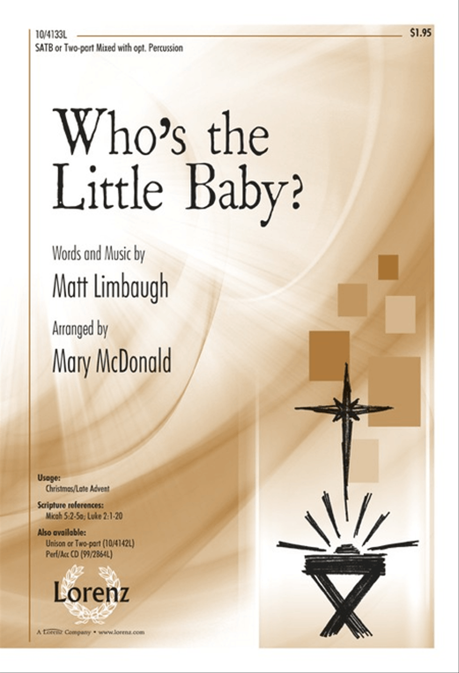Who's the Little Baby? 4-Part scores gallery preview page 1