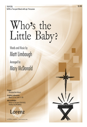 Book cover for Who's the Little Baby?
