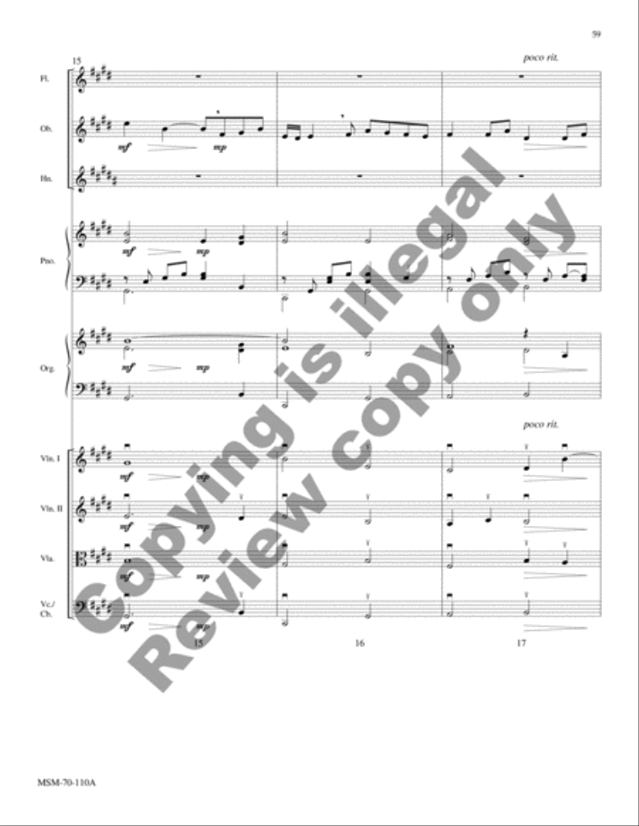 A Carol Suite (Chamber Orchestra Score) Choir scores gallery preview page 19
