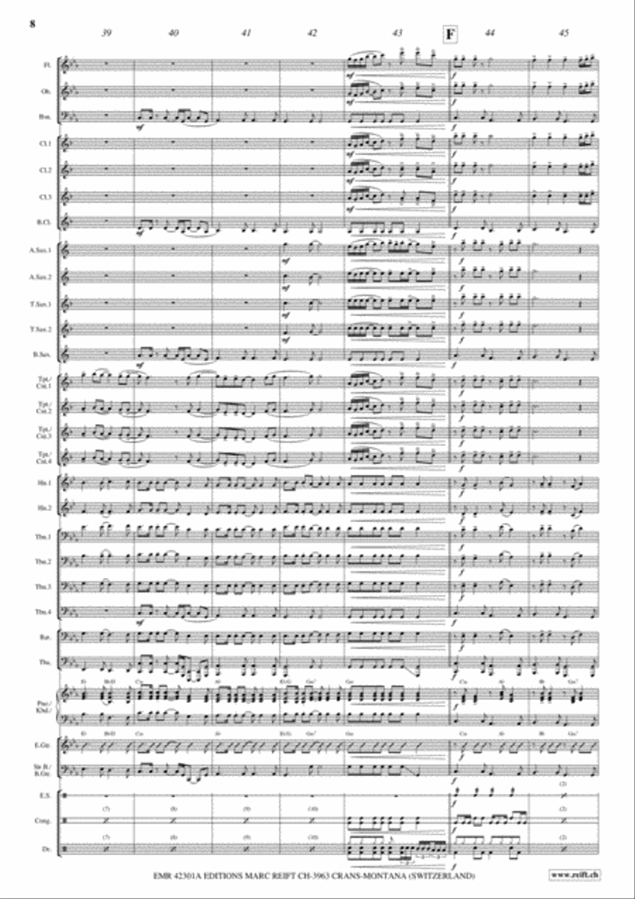 Love Is All Love Is All Concert Band scores gallery preview page 8