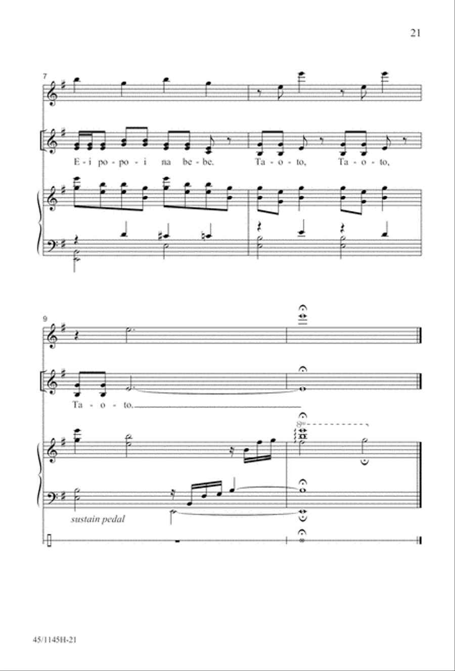 We Sing the World Around 2-Part scores gallery preview page 22
