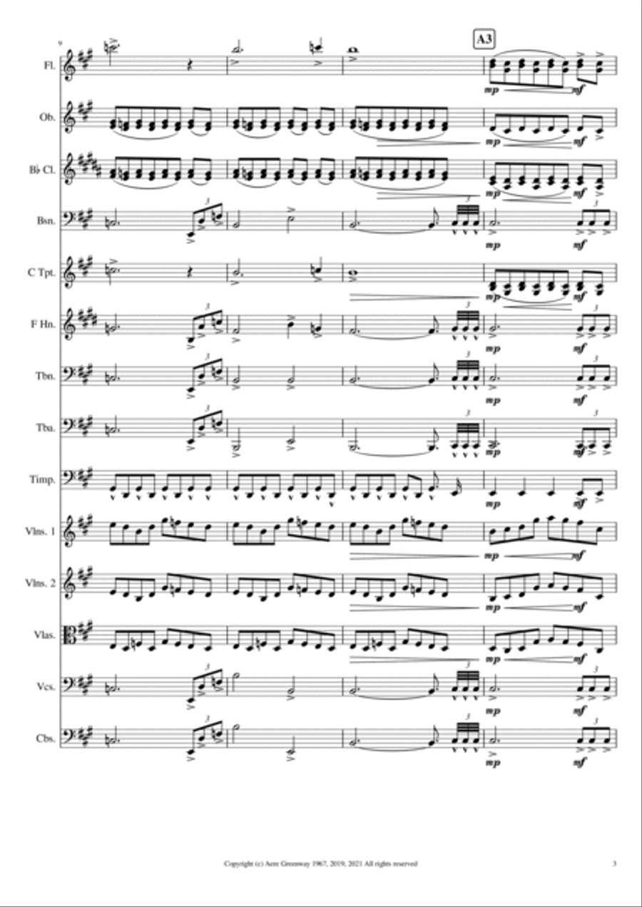 Intermezzo # 2 for Orchestra Full Orchestra scores gallery preview page 4