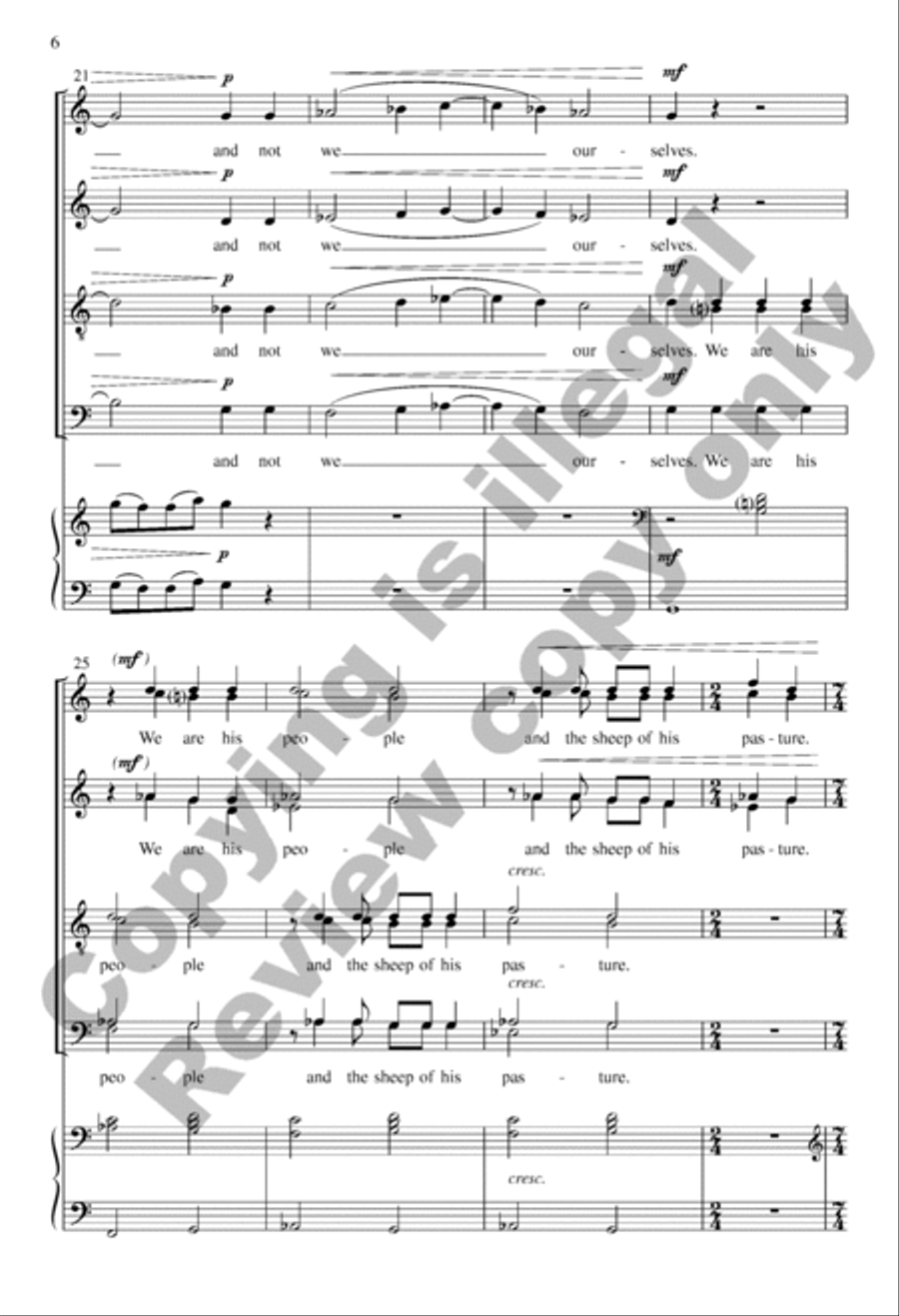 Make a Joyful Noise 4-Part scores gallery preview page 5