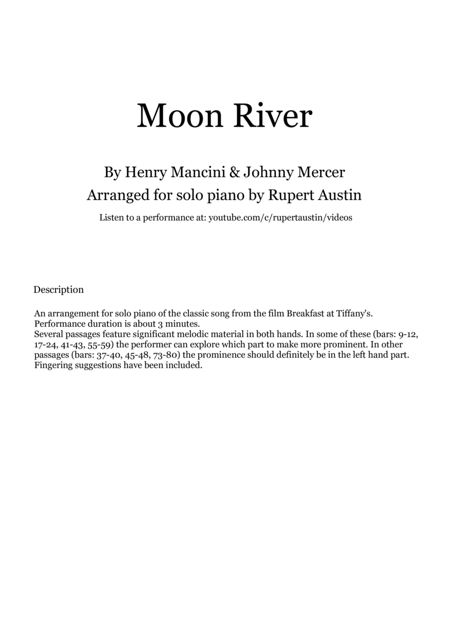 Book cover for Moon River