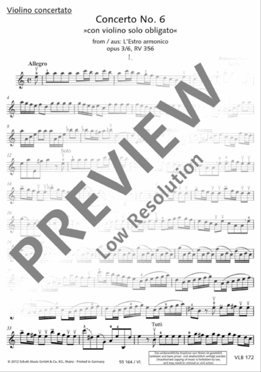Concerto No. 6 