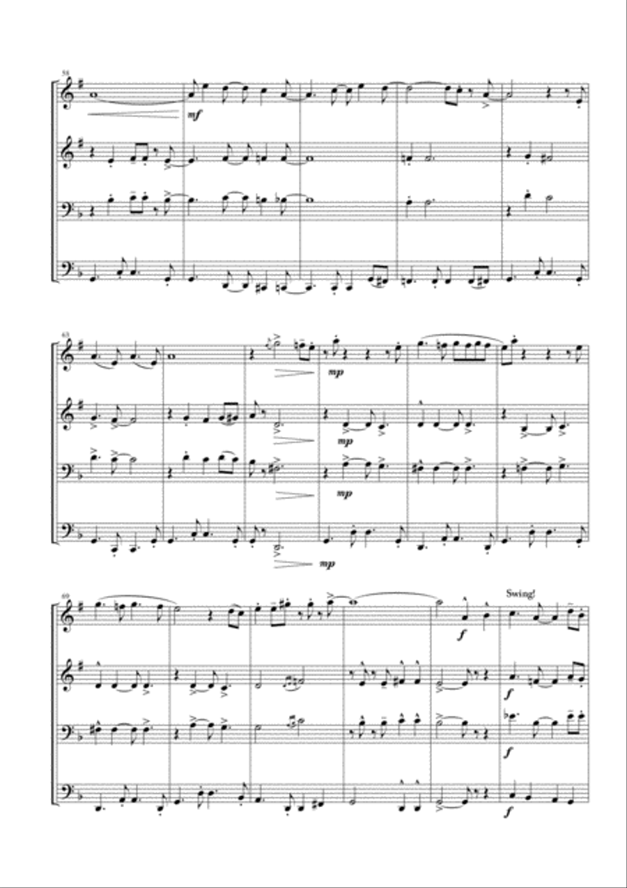 Mas Que Nada Mas Que Nada Brass Ensemble scores gallery preview page 5