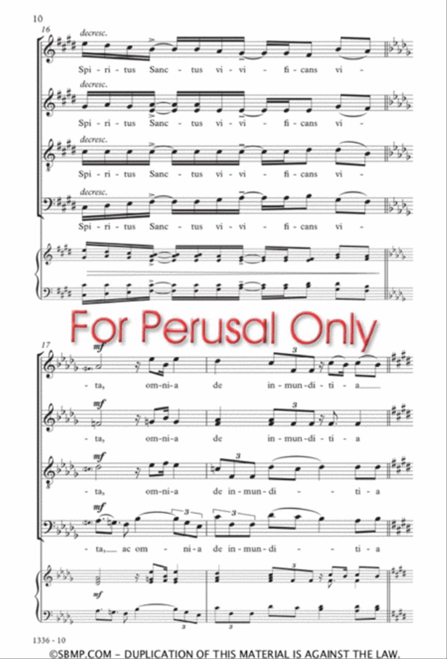 Spiritus Sanctus Divisi scores gallery preview page 9