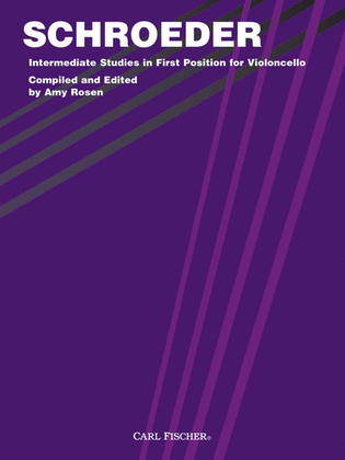Book cover for Intermediate Studies in First Position For Violoncello
