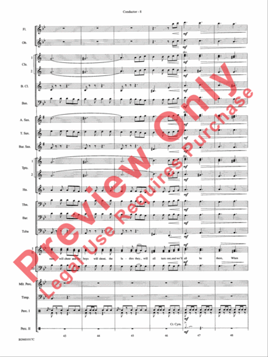 An American Celebration Concert Band scores gallery preview page 11