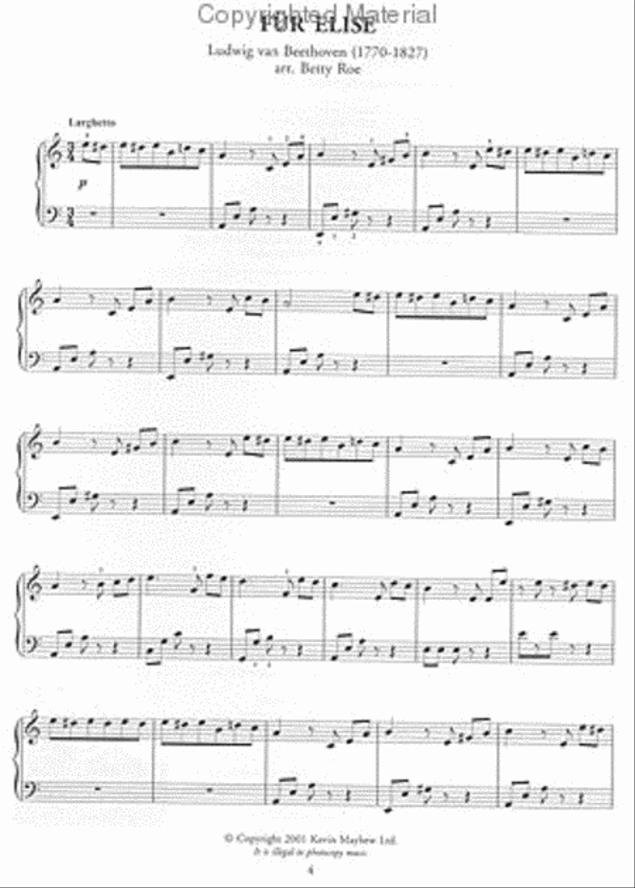 Easy to Play Fur Elise Easy Piano scores gallery preview page 2