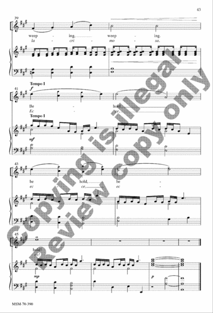 Seven Last Words Seven Last Words 4-Part scores gallery preview page 61