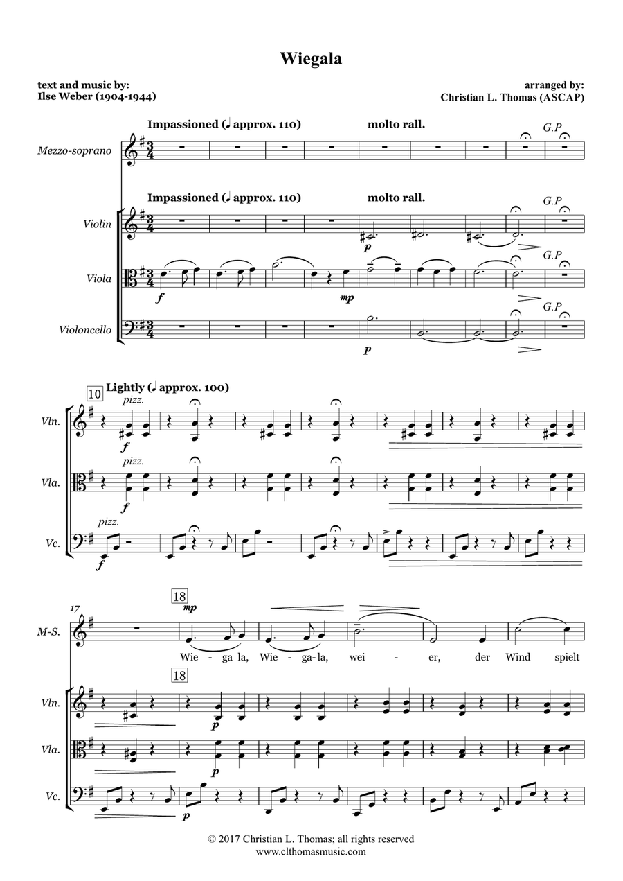 Wiegala - Weber Small Ensemble scores gallery preview page 1