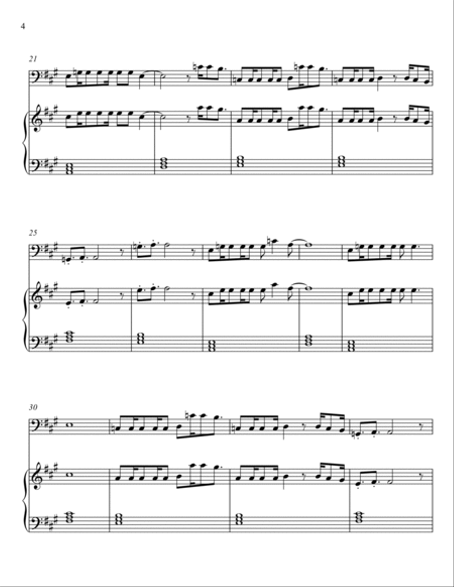 Dancing Queen String Duet scores gallery preview page 4