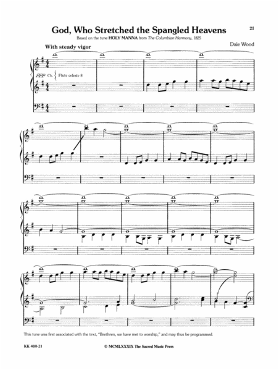 Wood Works for Organ, Book 2 Organ Solo scores gallery preview page 15