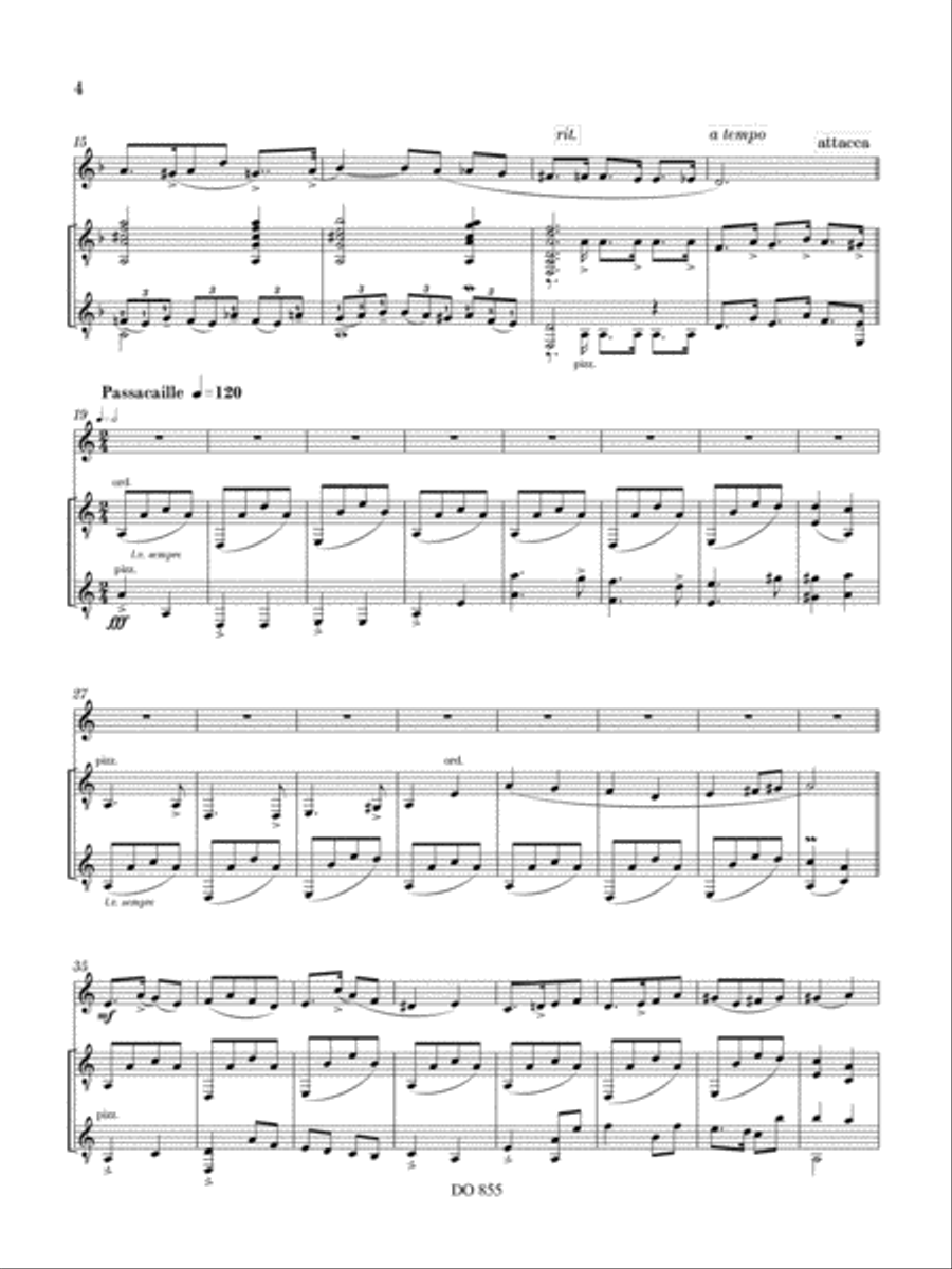 Adagio et passacaille Adagio et passacaille Flute scores gallery preview page 4