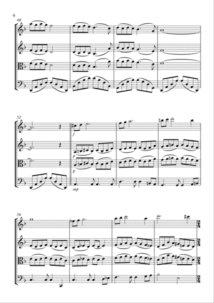 Walking In The Air Walking In The Air String Trio scores gallery preview page 6